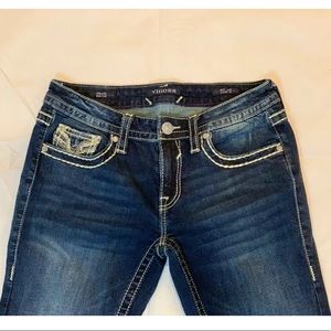 Vigoss Dallas Boot Cut WomenDistressed Jeans 27x33